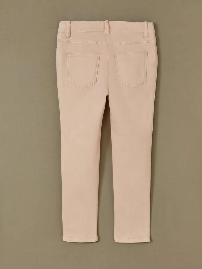 Girls Clothing Cyrillus SlimFit Colored Trousers Rose Fane