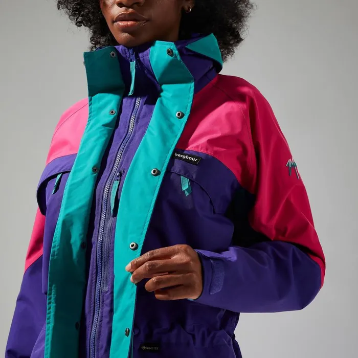 GORETEX MenWomen Berghaus Mera Peak 2000 Waterproof Jacket 8211 PinkPurple