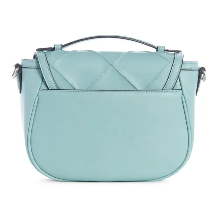 Graysen Flap Saddle Bag Pale Aqua Women Nine West Crossbody Graysen Flap Saddle Bag Pale Aqua Women Nine West Crossbody