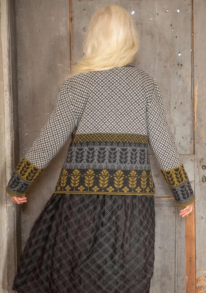 Gudrun Sjdn Edda Cardigan In A Recycled Wool Blend Women Cardigans