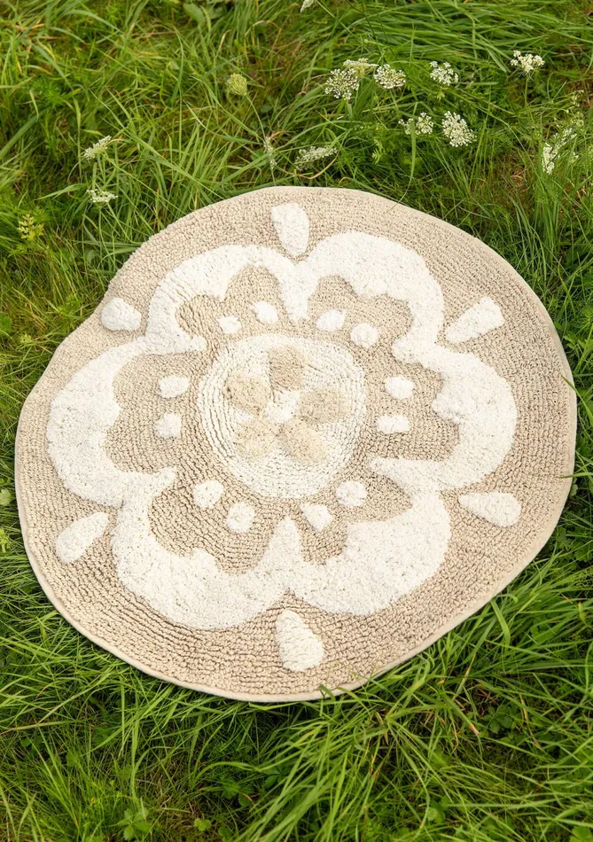 Gudrun Sjdn Stars Bathmat In Organic Cotton Women Carpets