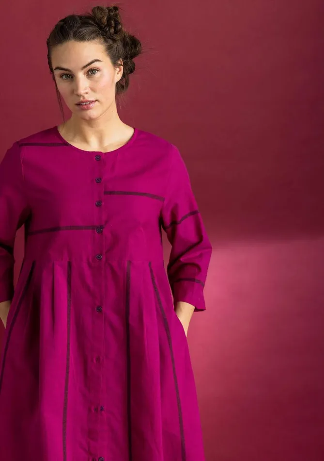 Gudrun Sjdn Woven Ava Dress In Organic Cotton Women Dresses