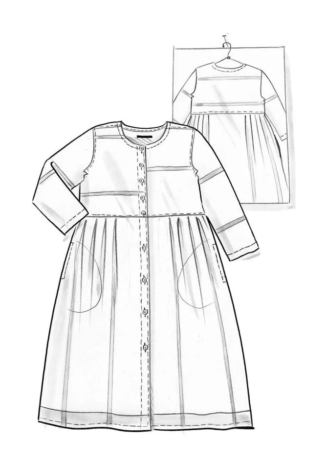 Gudrun Sjdn Woven Ava Dress In Organic Cotton Women Dresses