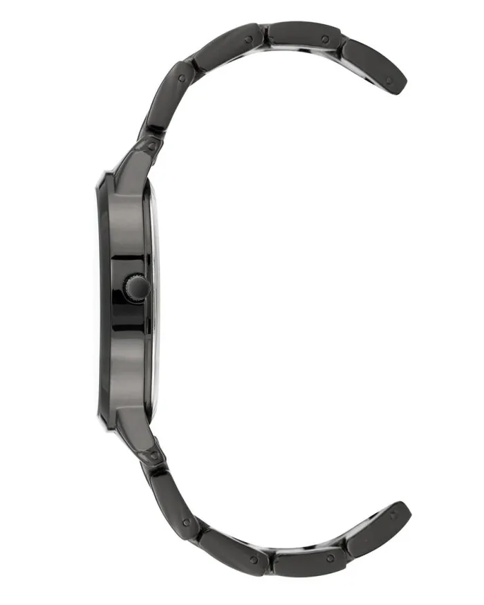 Gunmetal Bracelet Watch Gunmetal Grey Women Nine West Straps Gunmetal Bracelet Watch Gunmetal Grey Women Nine West Straps