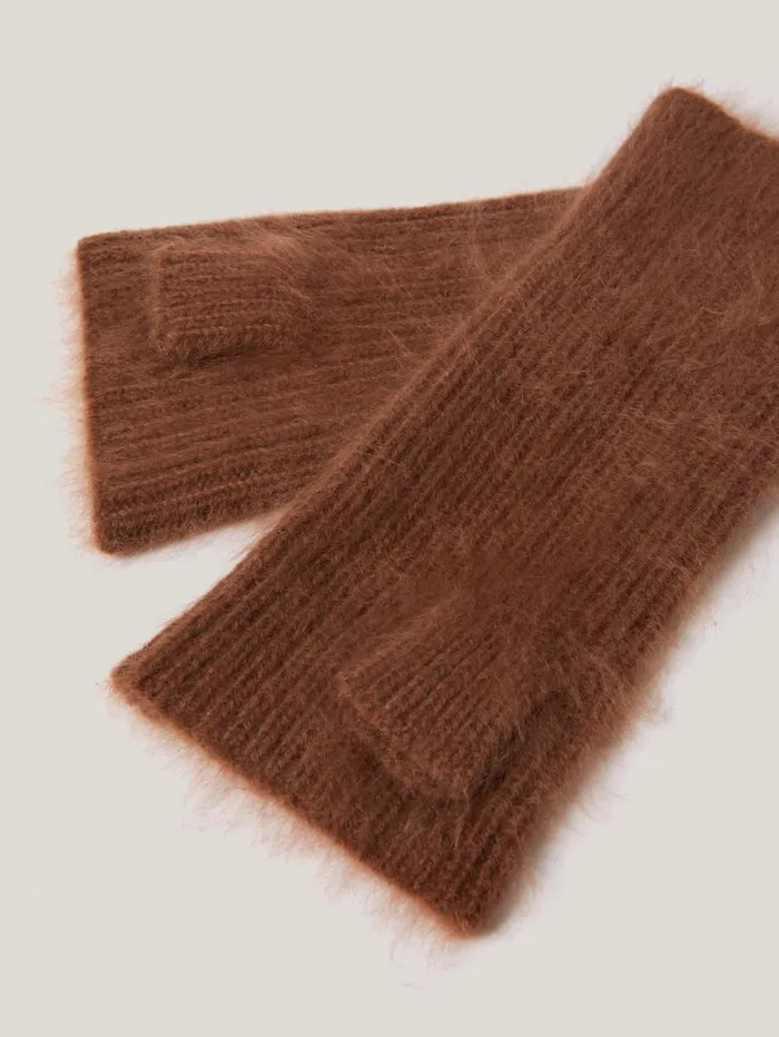Halo Cashmere Mittens Ginger Women Jigsaw Knitwear and Cashmere