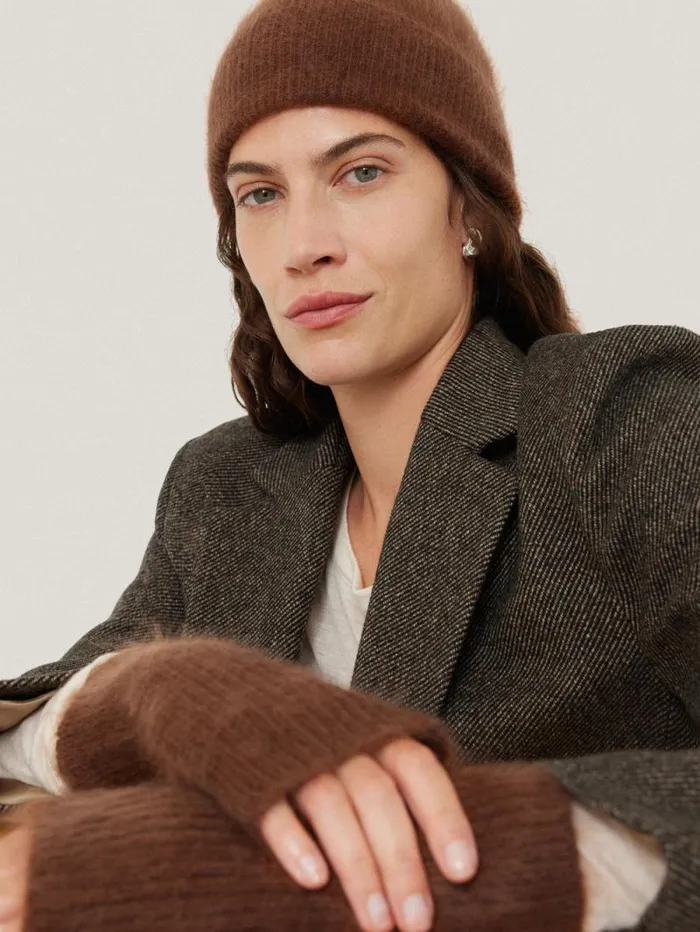 Halo Cashmere Mittens Ginger Women Jigsaw Knitwear and Cashmere