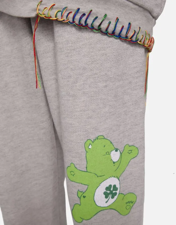 Harmony Good Luck Bear Heather Grey Women Lauren Moshi Hoodies