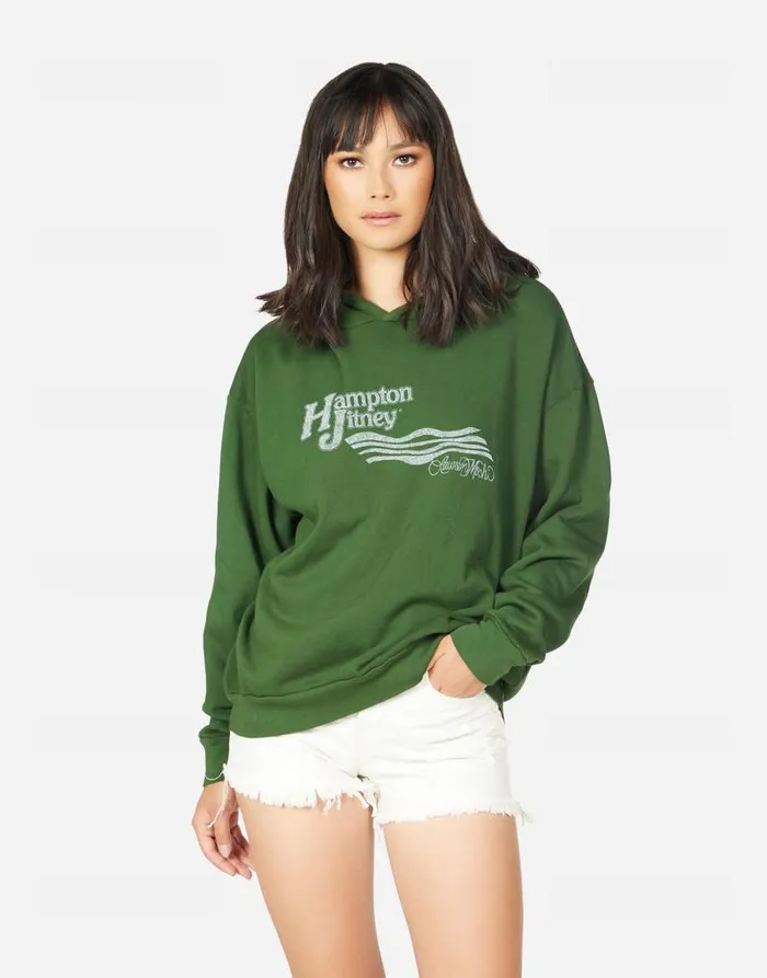 Harmony Hampton Jitney Forest Green Women Lauren Moshi Hoodies