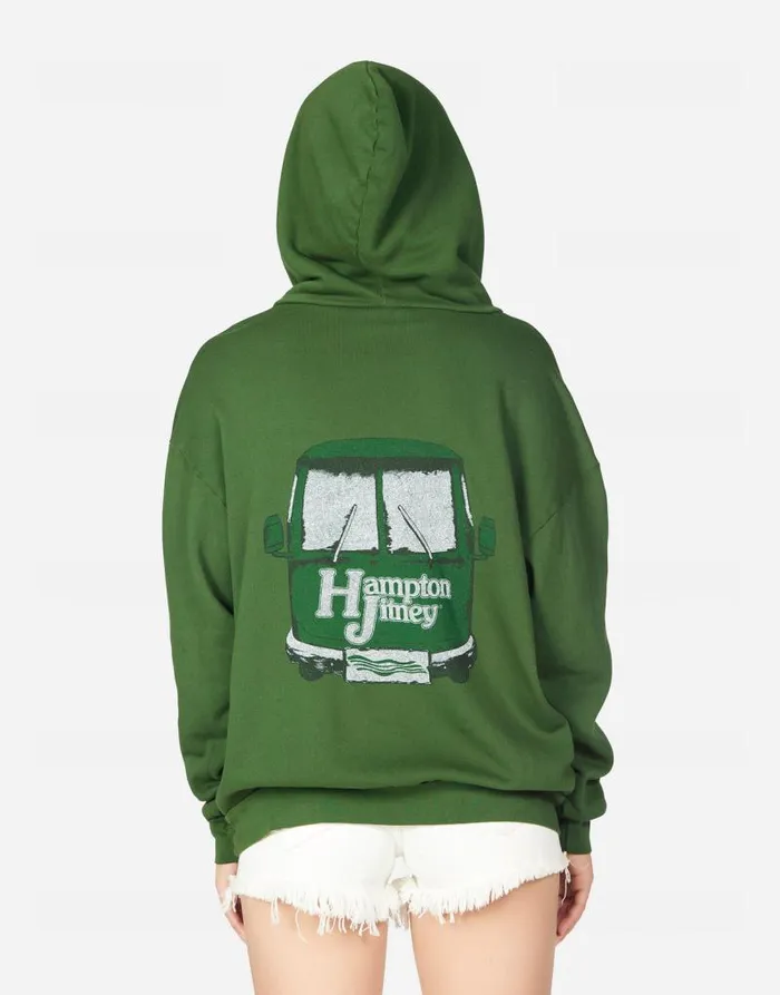 Harmony Hampton Jitney Forest Green Women Lauren Moshi Hoodies