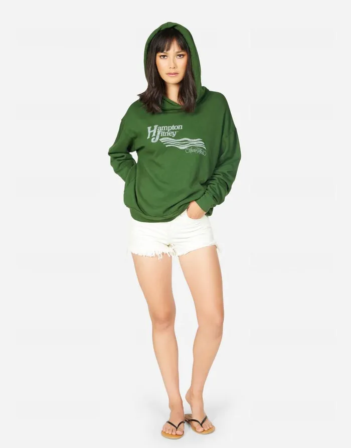 Harmony Hampton Jitney Forest Green Women Lauren Moshi Hoodies