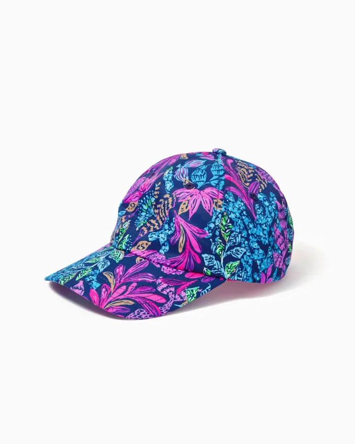 Hats and Hair WomenHome and Gifts Lilly Pulitzer Run Around Hat Aegean Navy Calypso Coast Accessories Small