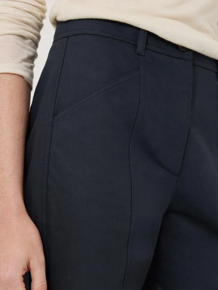Hatton Chino Trouser Blue Women Jigsaw Trousers