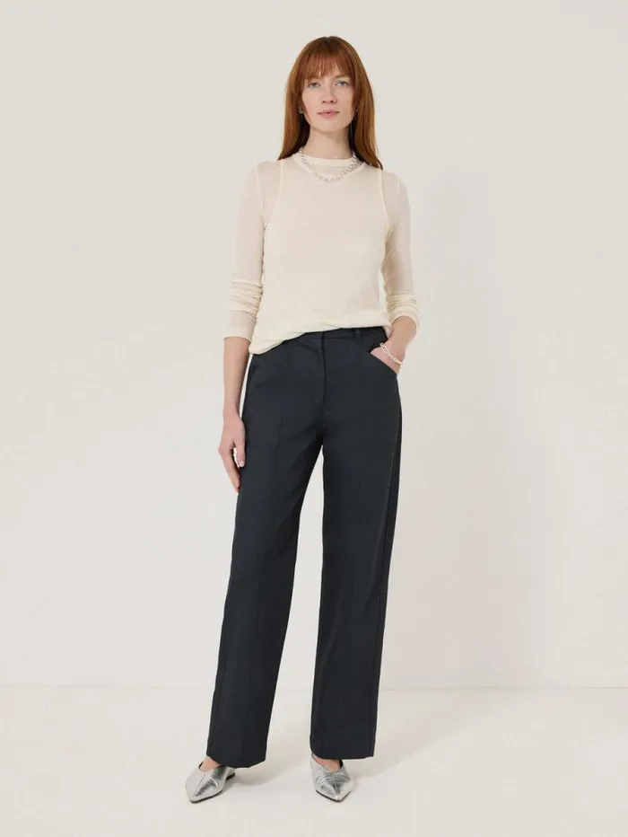 Hatton Chino Trouser Blue Women Jigsaw Trousers
