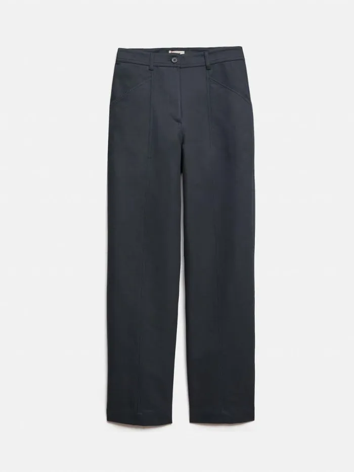 Hatton Chino Trouser Blue Women Jigsaw Trousers