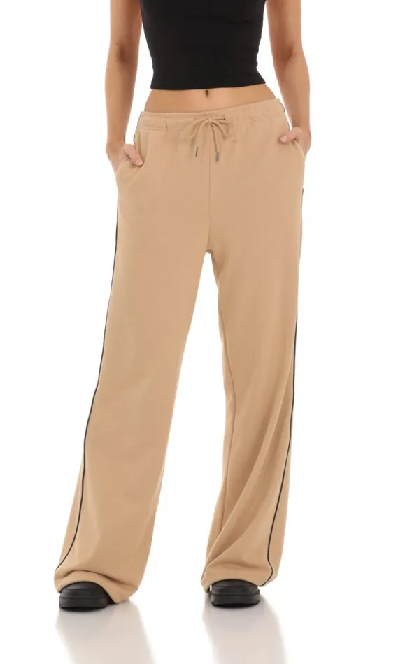 Heart Pocket Sweatpants Tan Women LUCY IN THE SKY Pants Heart Pocket Sweatpants Tan Women LUCY IN THE SKY Pants