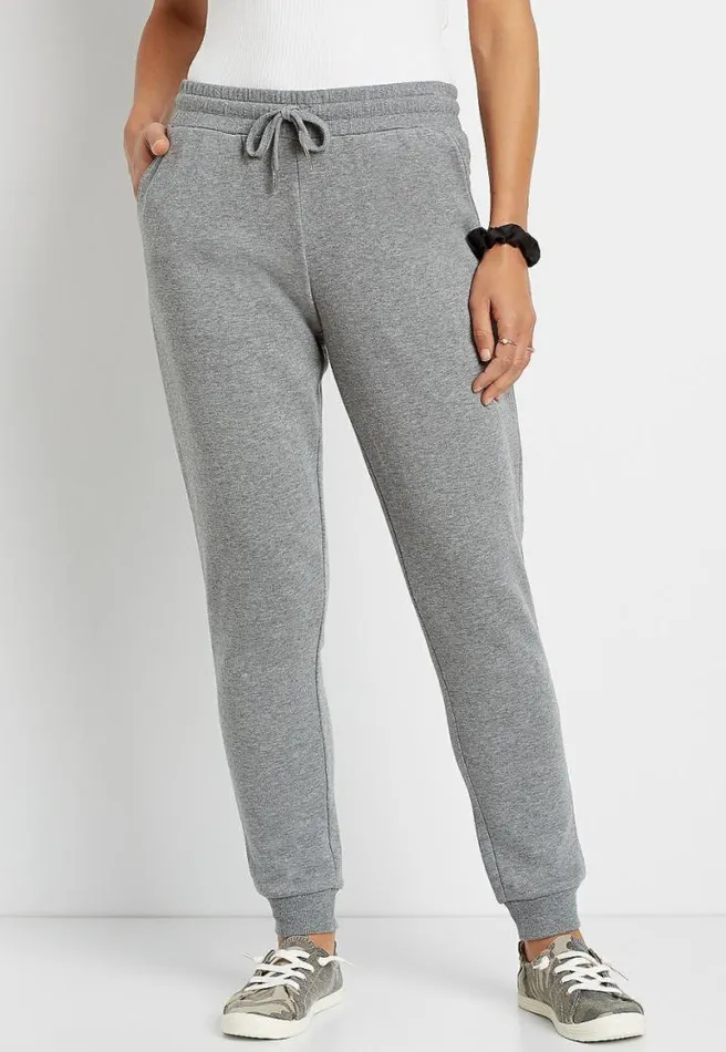 Heather Gray Jogger Pant Women Maurices Bottoms