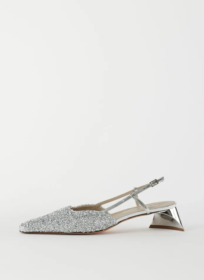 Heels Women Tibi Curly Victor Slingback