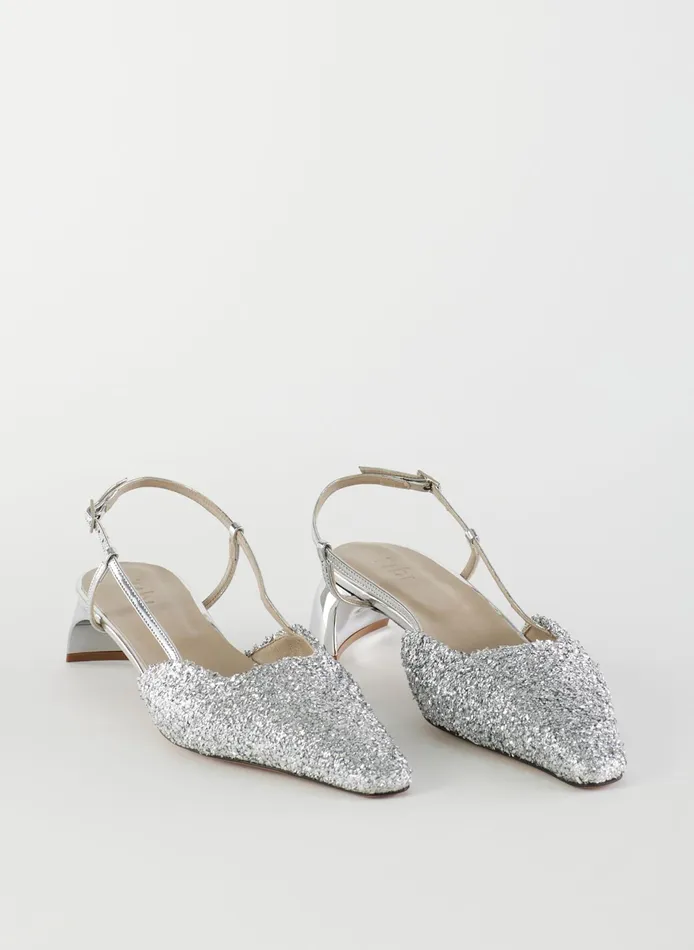 Heels Women Tibi Curly Victor Slingback