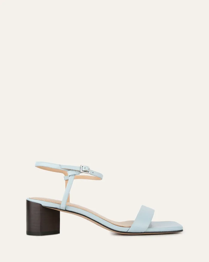 Helen mid sandals dusty blue leather Women MID SANDALS jomercer