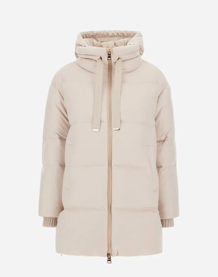 Herno ASHAPE JACKET IN CASHMERE SILK AND MONOGRAM Chantilly Women AShape