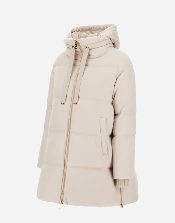 Herno ASHAPE JACKET IN CASHMERE SILK AND MONOGRAM Chantilly Women AShape