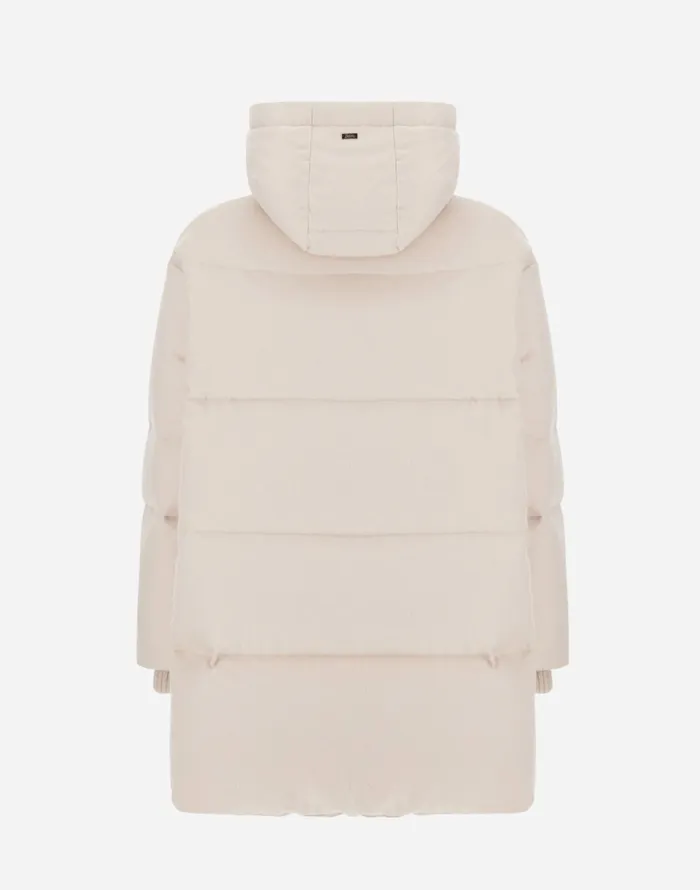 Herno ASHAPE JACKET IN CASHMERE SILK AND MONOGRAM Chantilly Women AShape
