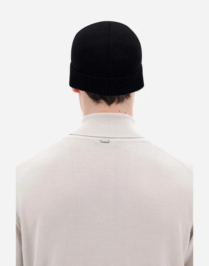 Herno BEANIE IN INFINITY BASIC Navy Blue Men Hats