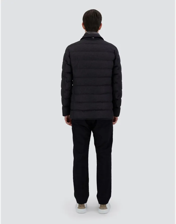 Herno BLAZER IN CASHMERE AND SILK Slate Men Blazers