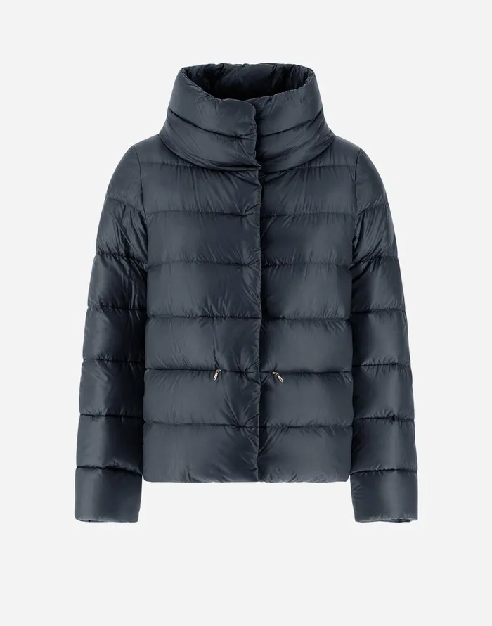 Herno CAPE IN NYLONULTRALIGHT Navy Blue Women Capes