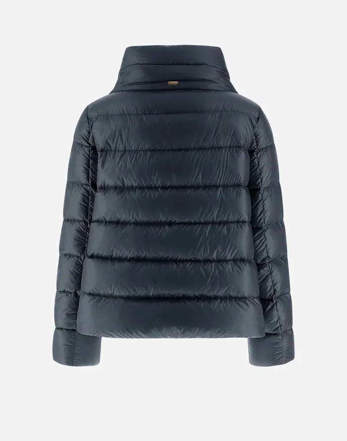 Herno CAPE IN NYLONULTRALIGHT Navy Blue Women Capes