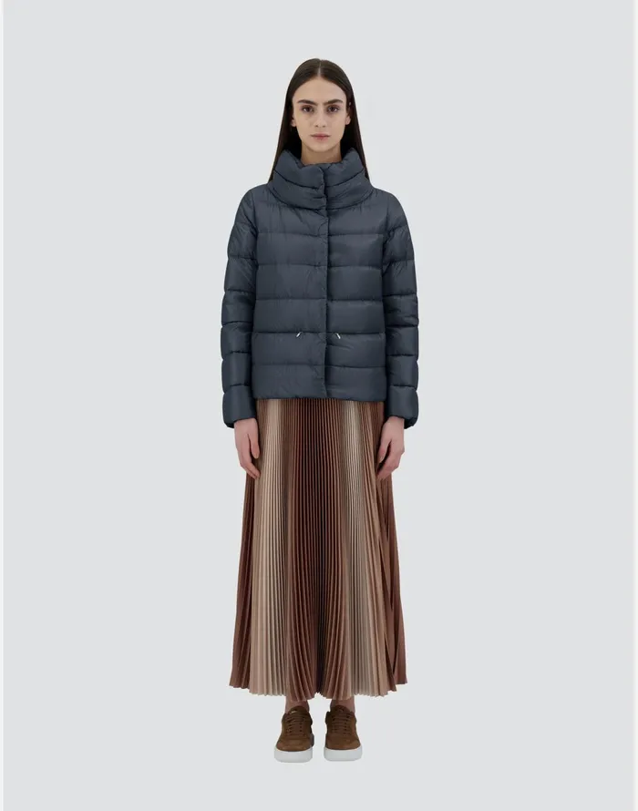 Herno CAPE IN NYLONULTRALIGHT Navy Blue Women Capes