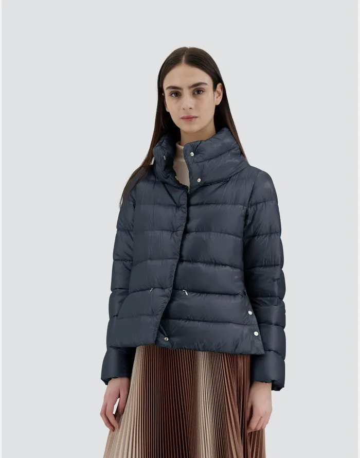 Herno CAPE IN NYLONULTRALIGHT Navy Blue Women Capes