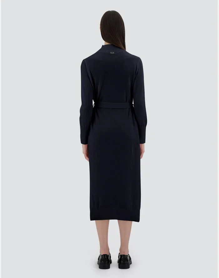 Herno DRESSIN INFINITY Navy Blue Women Skirts and Dresses