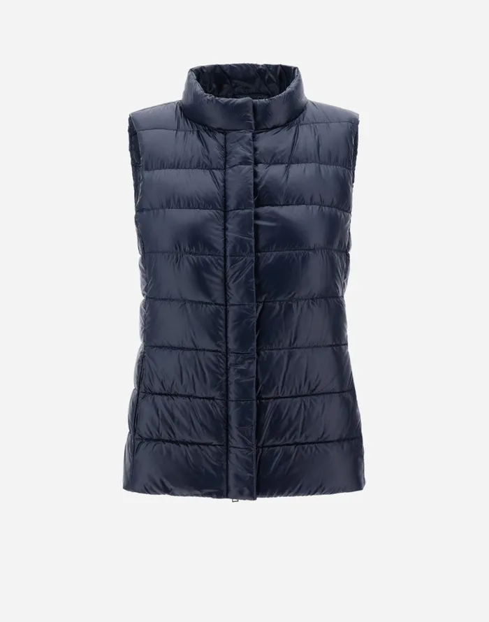 Herno GIULIA Navy Blue Women Vests