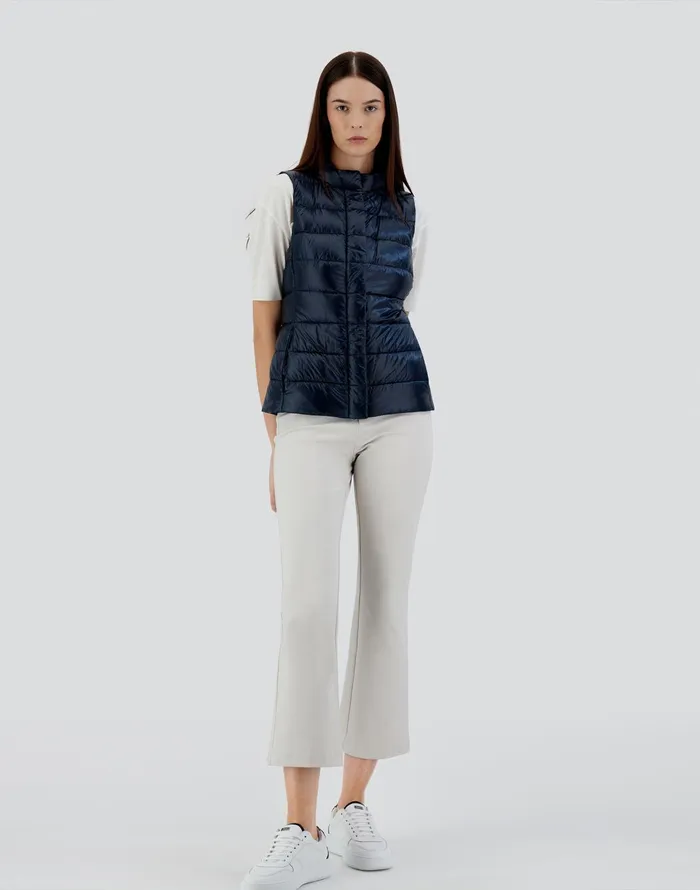 Herno GIULIA Navy Blue Women Vests