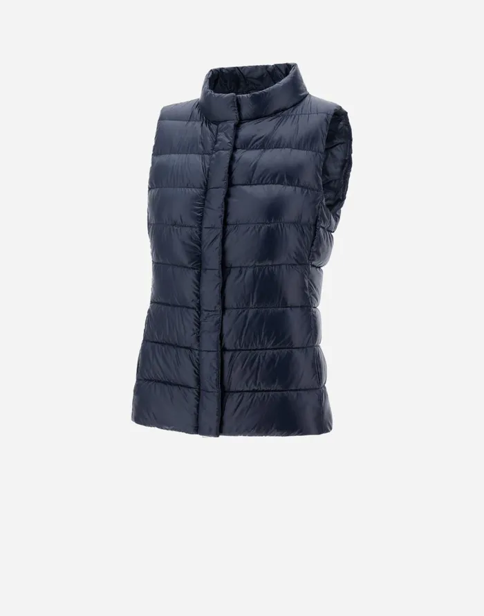 Herno GIULIA Navy Blue Women Vests