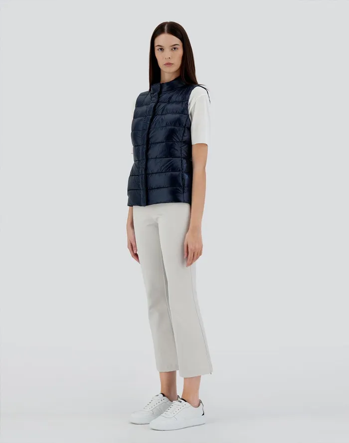 Herno GIULIA Navy Blue Women Vests