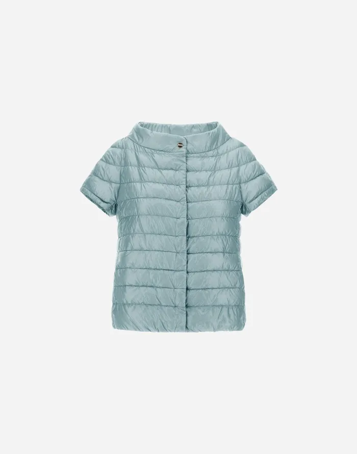 Herno GRETA Light Blue Women Short Down Jackets