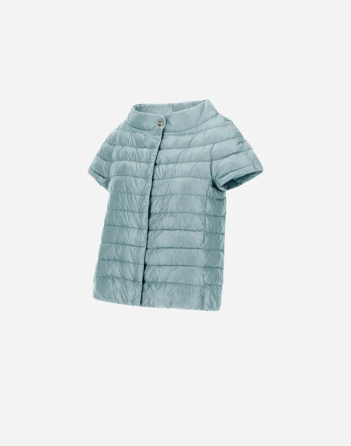 Herno GRETA Light Blue Women Short Down Jackets