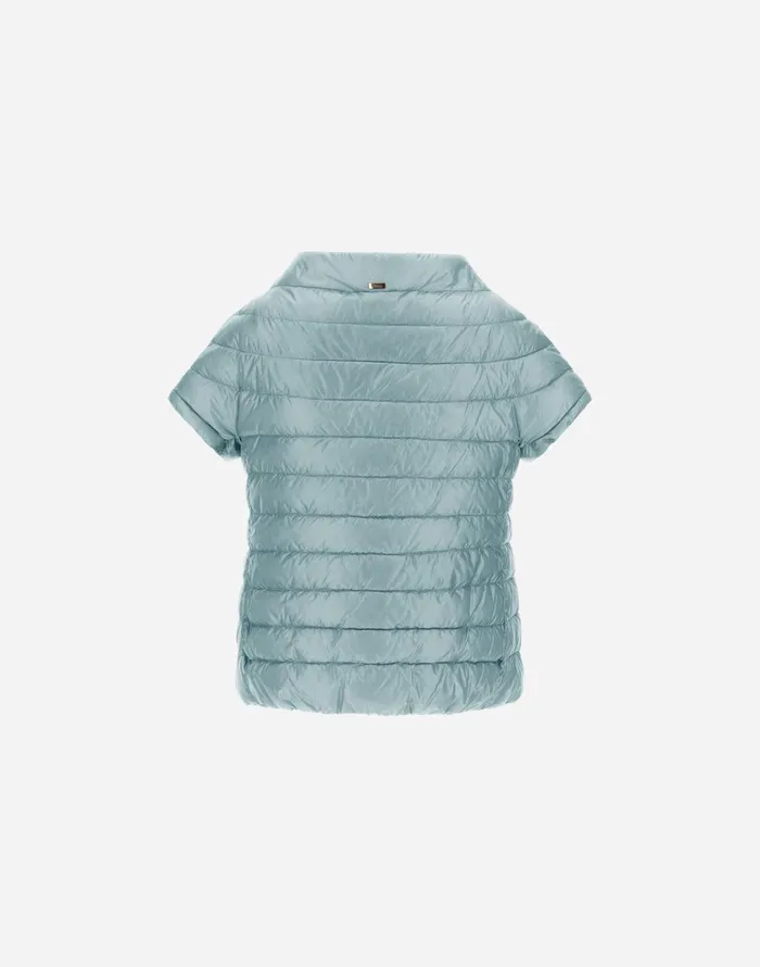 Herno GRETA Light Blue Women Short Down Jackets