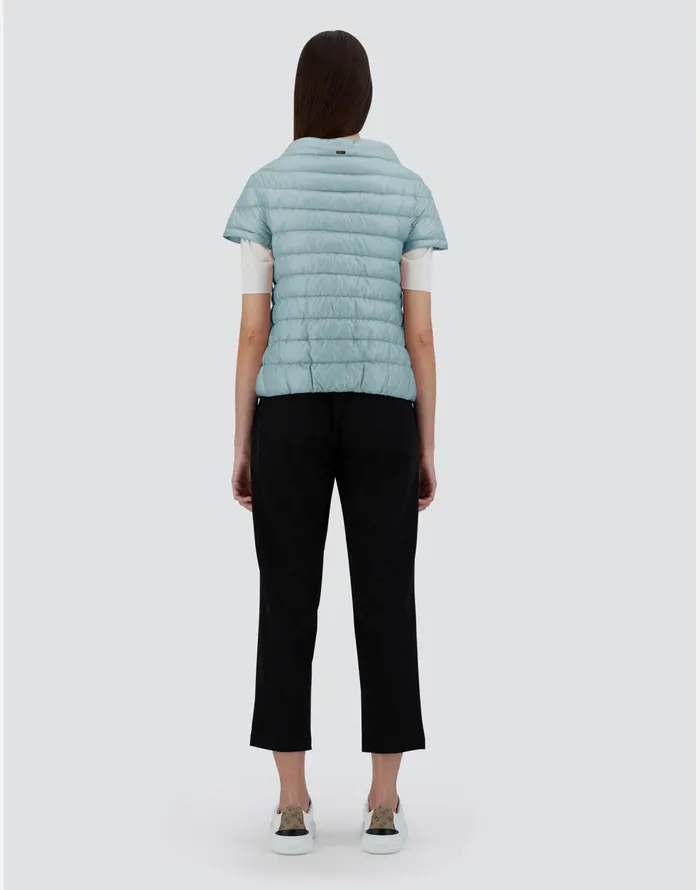Herno GRETA Light Blue Women Short Down Jackets