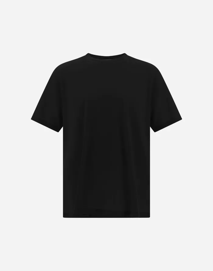 Herno JERSEY CREPE TSHIRT Black Men Tshirts and Polo Shirts