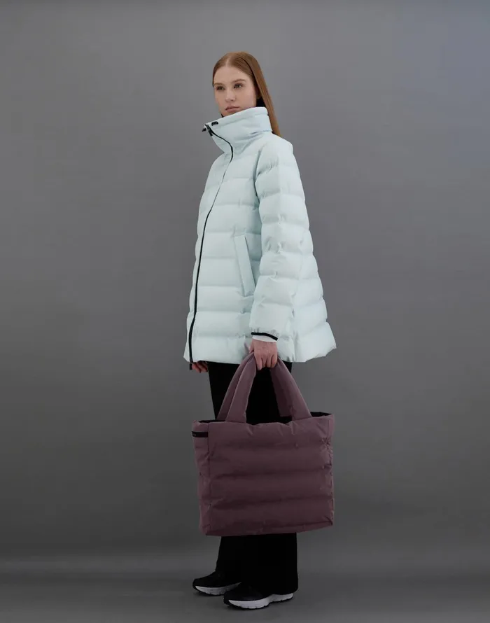 Herno LAMINAR BAG IN NEW IMPACT Eggplant Women Bags