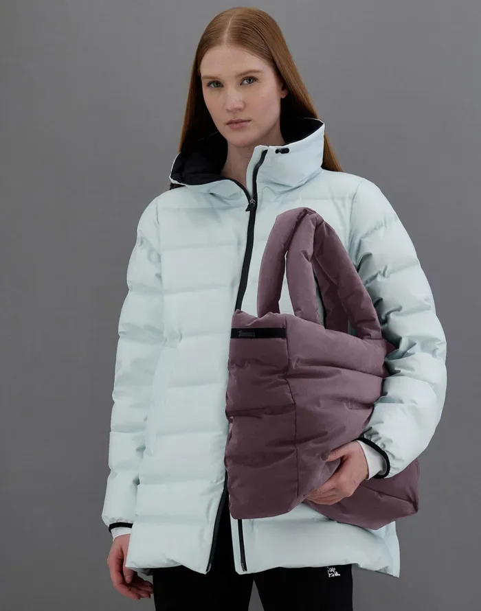 Herno LAMINAR BAG IN NEW IMPACT Eggplant Women Bags