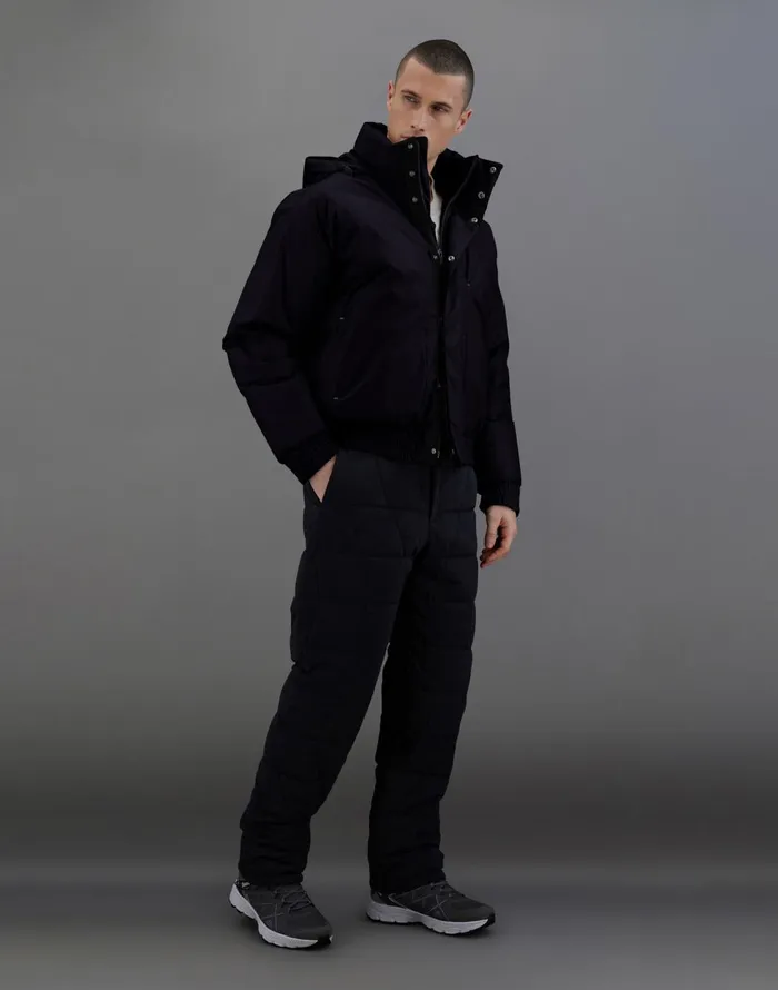 Herno LAMINAR JACKET IN 2 LAYERS MATT RIPSTOP Black Men Laminar Down Jackets