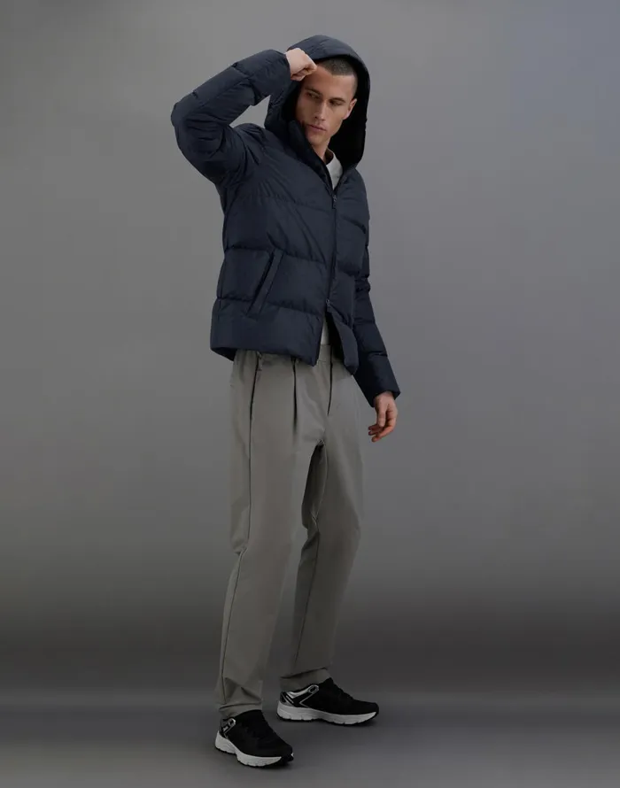 Herno LAMINAR JACKET IN 2 LAYERS WINDSTOPPER Blue Men Laminar Down Jackets