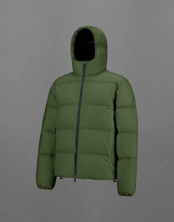 Herno LAMINAR JACKET IN NEW IMPACT Olive Green Men Laminar Down Jackets