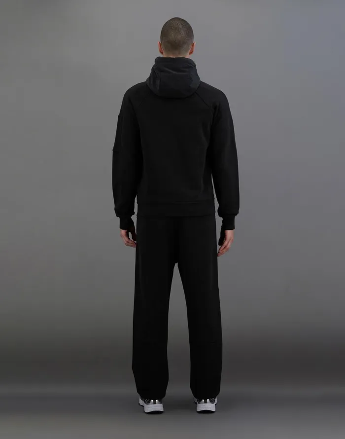 Herno LAMINAR SWEATSHIRT IN HEAVY COTTON Black Men Sweaters and Cardigan