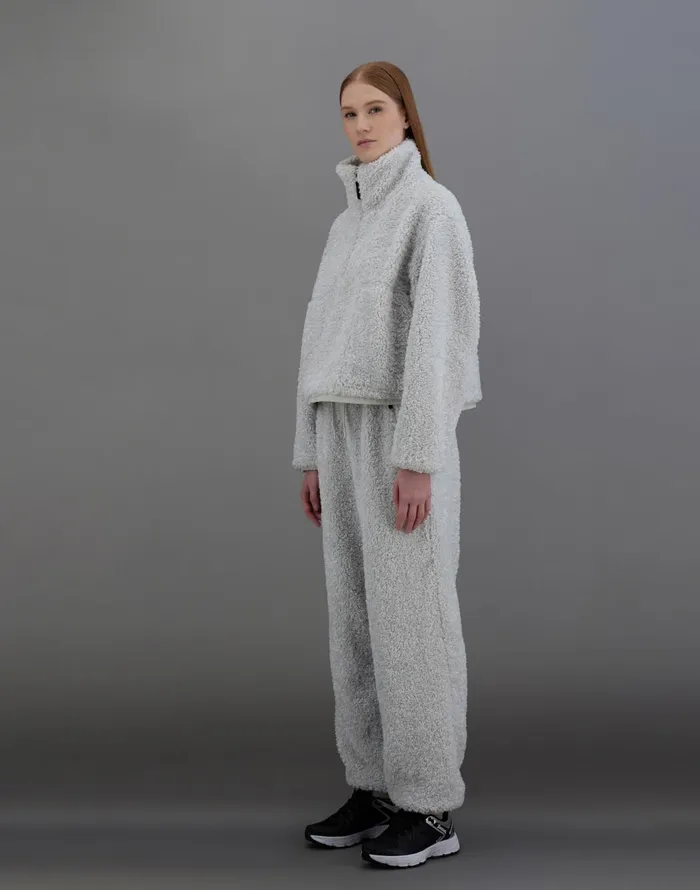 Herno LAMINAR TROUSERS IN COMFORT SHERPA Ice Women Trousers