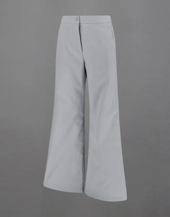 Herno LAMINAR TROUSERS IN SOFT TWILL Ice Women Trousers
